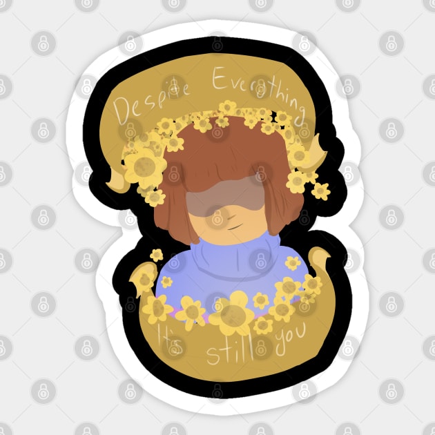 despite everything Sticker by inkpocket